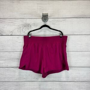 Old Navy Plus Size Active Fuchsia Extra High Rise Shorts Size 2X
